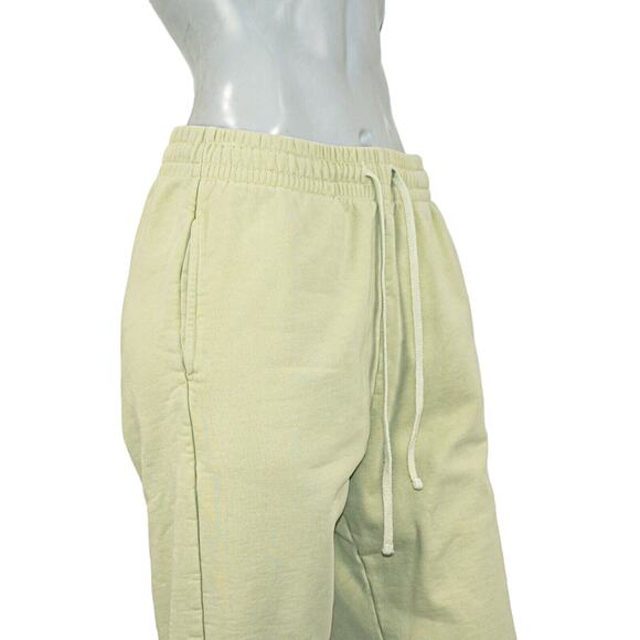 Reformation Jeans Women's French Terry Sweatpants in green fits sz Medium - Picture 8 of 8